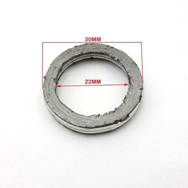 2x 30mm 22mm Exhaust Muffler Gasket Seal Ring 140cc 160cc 200cc DIRT PITPRO BIKE