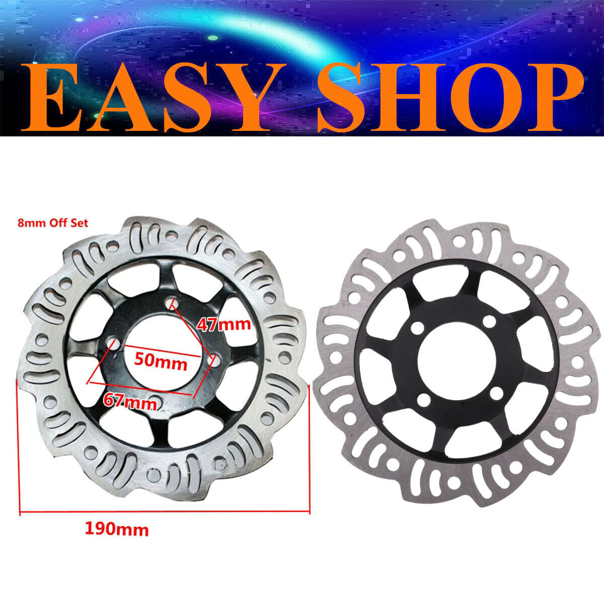 Front Rear Brake Rotor Disc 50/70cc 90cc 110cc 125cc Thumpstar DIRT PIT PRO BIKE