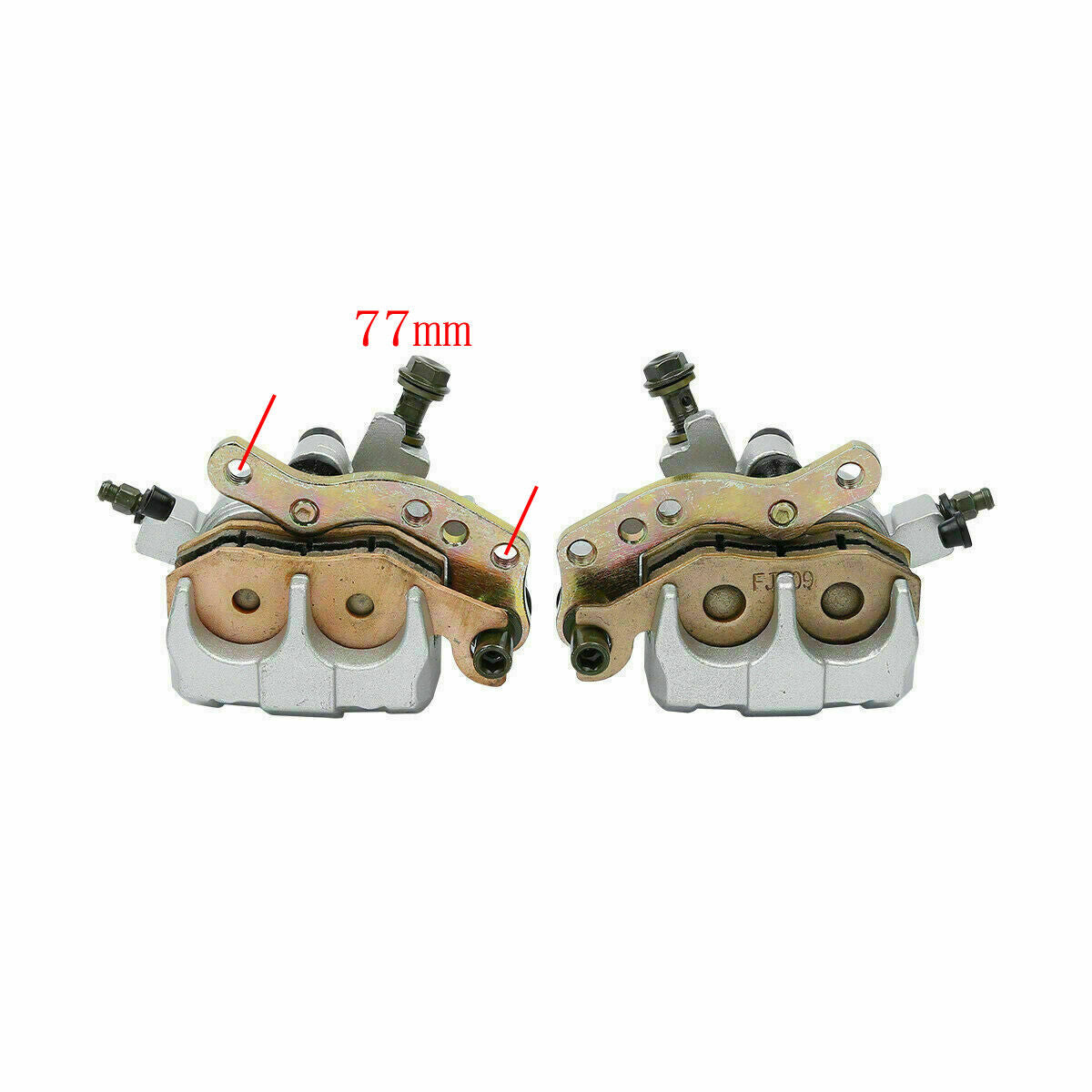 Left Right Front Brake Caliper For KAWASAKI KLF300 4x4 Bayou 89-05 KLF400 93-99