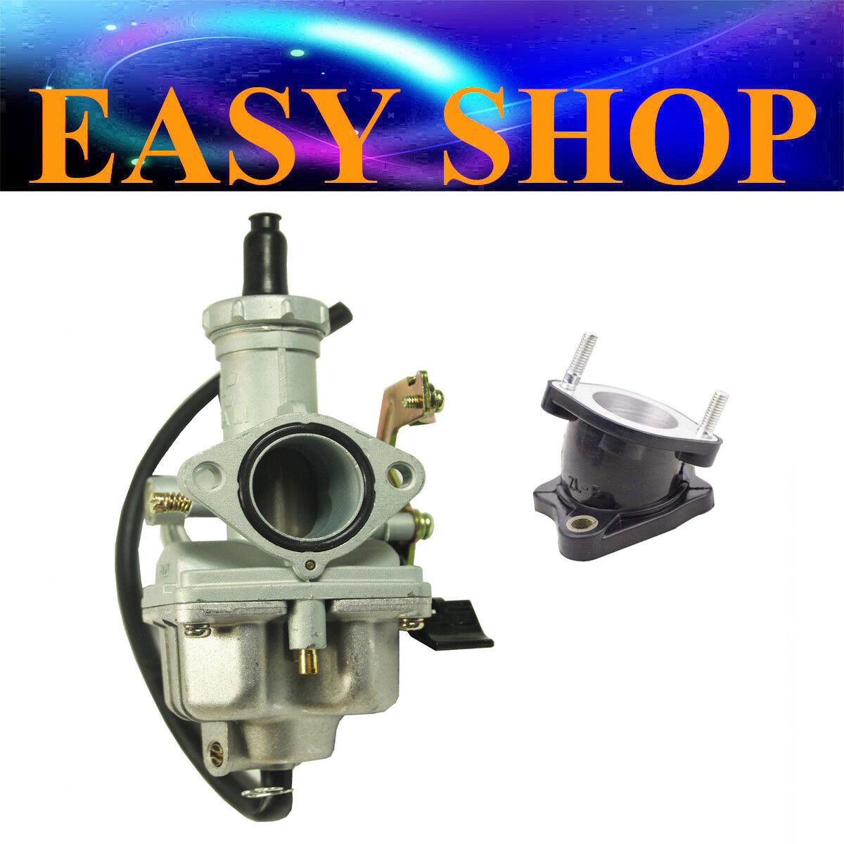 PZ27mm Cable choke Carby Bent Manifold 125cc 140cc 150cc 160cc DIRT PIT PRO BIKE