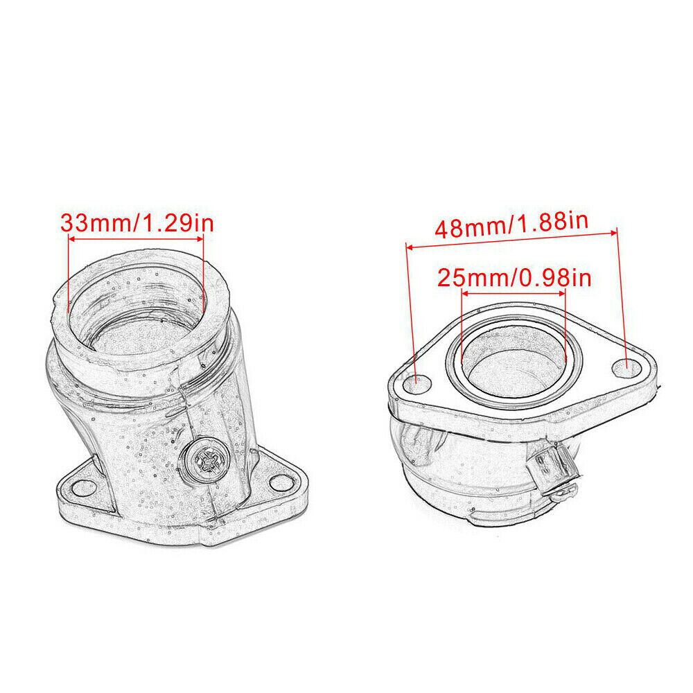 Carburettor Carby Intake Manifold Boots For Honda CBT125 Rebel CA250 CMX250