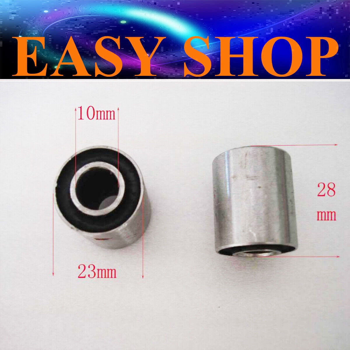 2X 10mm 23mm 28mm Swingarm Spacers Bushes Quad ATV Dirt Pit Pro Thumpstar Bike