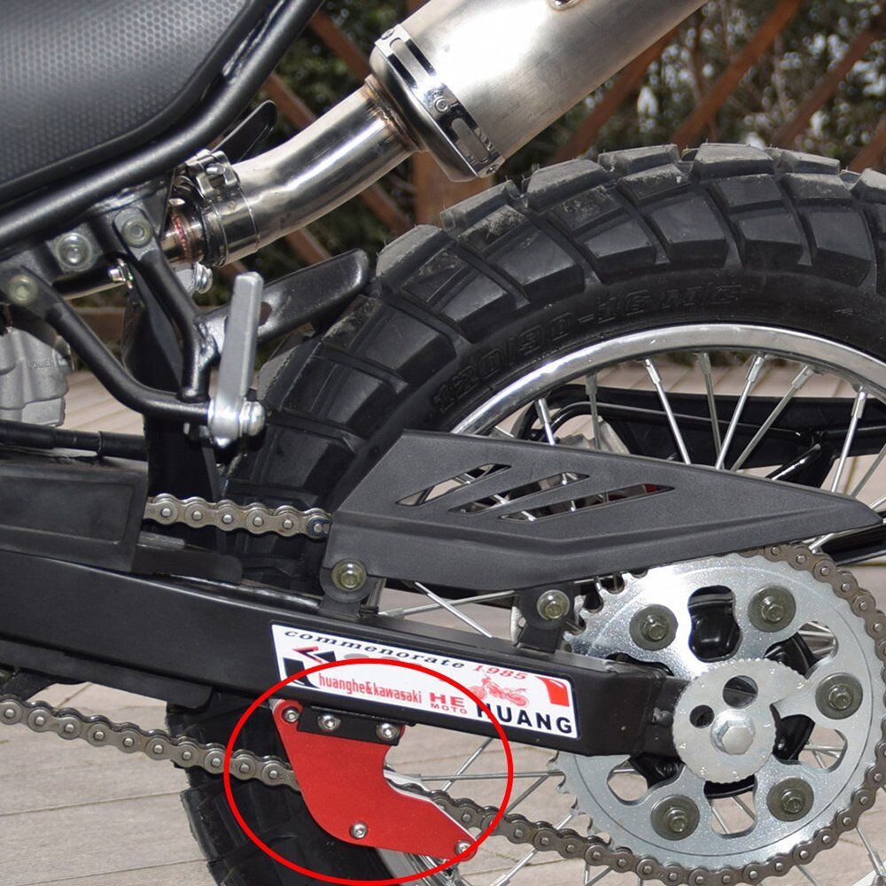 Red Chain Guard Guide bracket slider Honda XR50 CRF50 KLX110 TaoTao Buyang