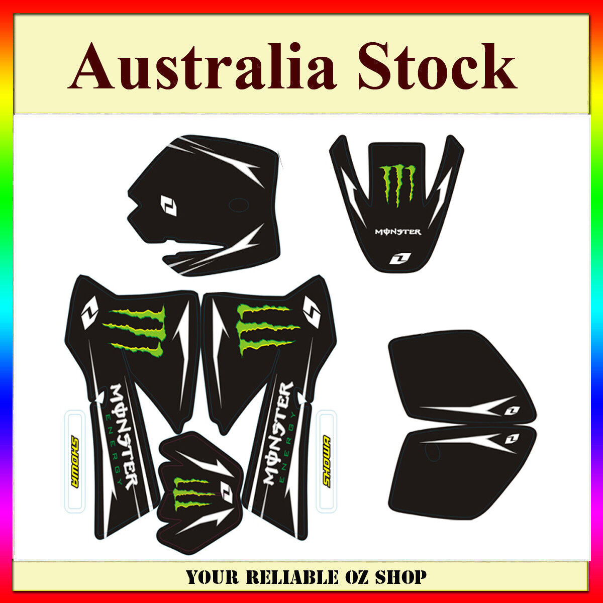 3M ROCKSTAR SKULL DECAL STICKER STICKERS KIT KTM50 2002-2008 SX 50CC DE35 BIKE