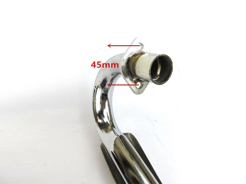 38mm Big Bore Exhaust Muffler Pipe for 50 70 90 110 125cc CRF SSR Pit Dirt Bike
