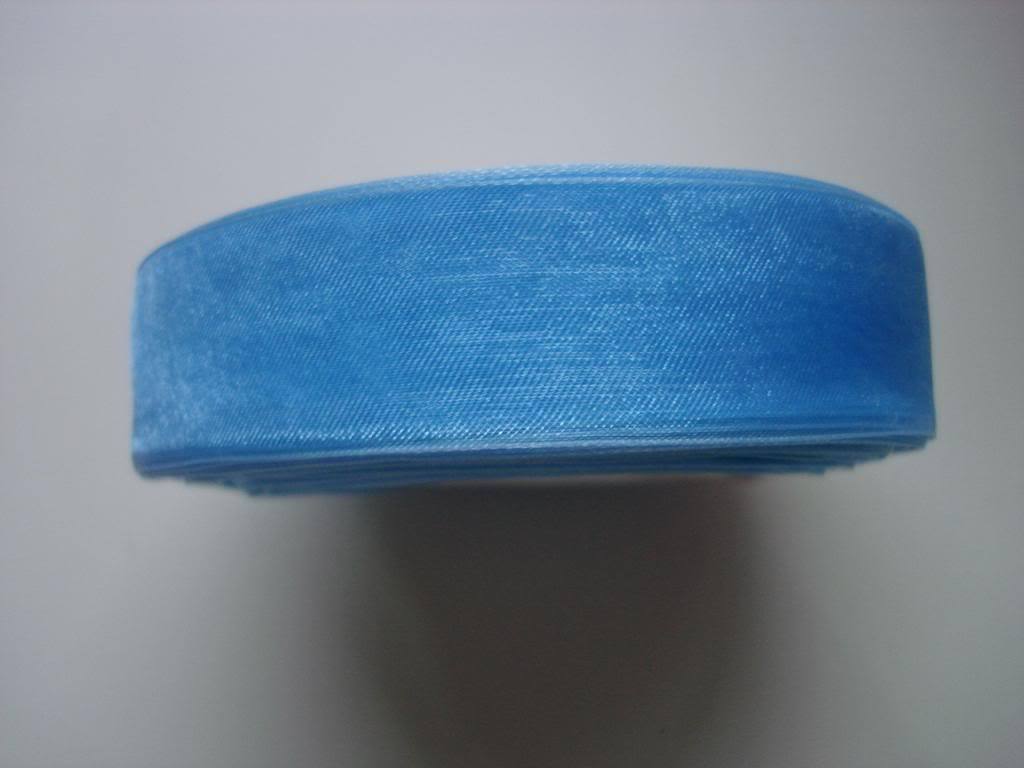 25 Yard 25mm Organza Sheer Ribbon Bow Wedding Craft Sew Gift Box Scrapbook DIY
