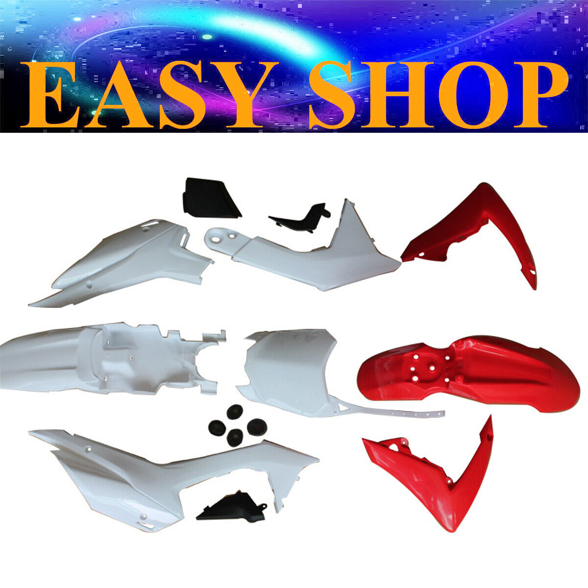 Plastic Fairing Fender Cover Guards For Honda CRF110 Atomic THumpstar Bike