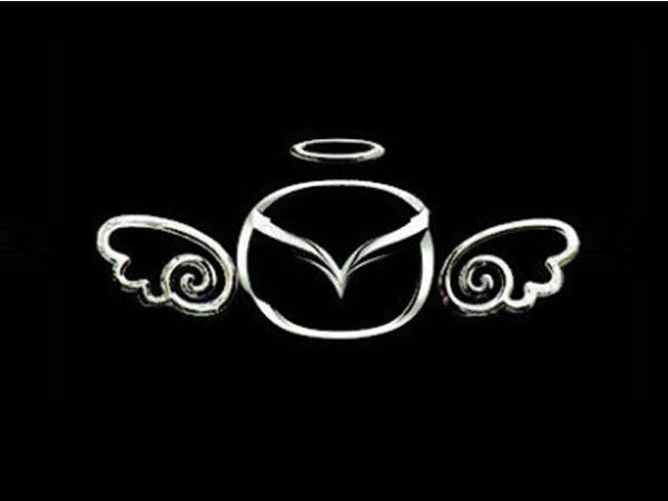 3D Angel Wings Sticker Decal Badge Emblem Car Toyota Mazda ATV Quad Motor Bike