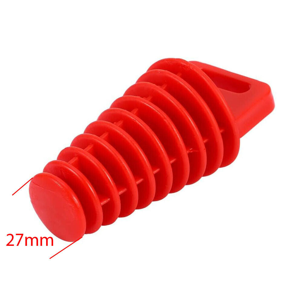 Motorcycle atv quad mx exhaust pipe muffler wash Waterproof plug bung cleaner