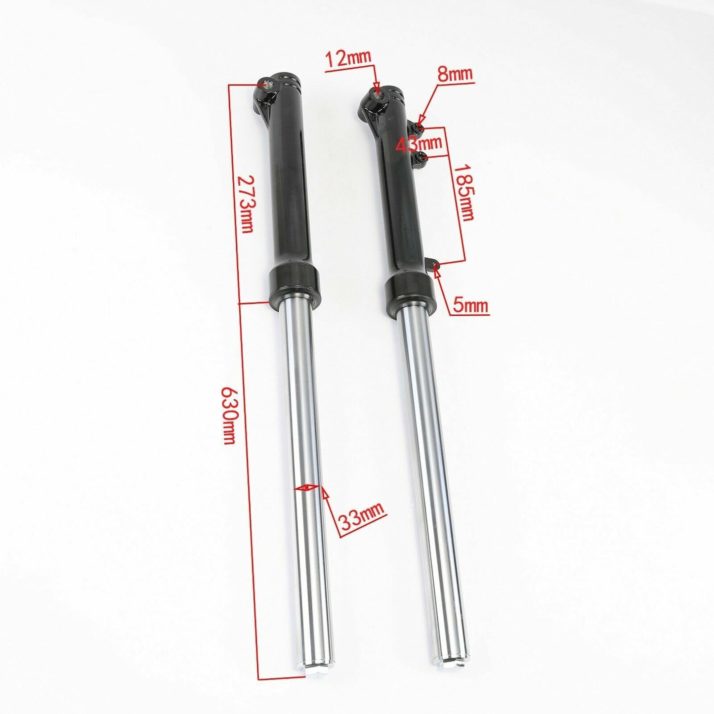 630mm 33mm Front Fork Shock 50cc 70cc 90cc 125cc Mini Dirt PIT PRO Bike Atomic