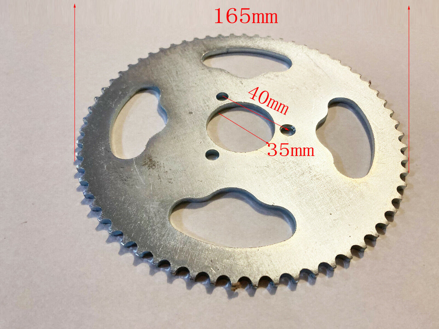 35mm T8F 64T TOOTH REAR CHAIN SPROCKET 33cc 43cc 47cc 49cc BIKE ATV QUAD MINI