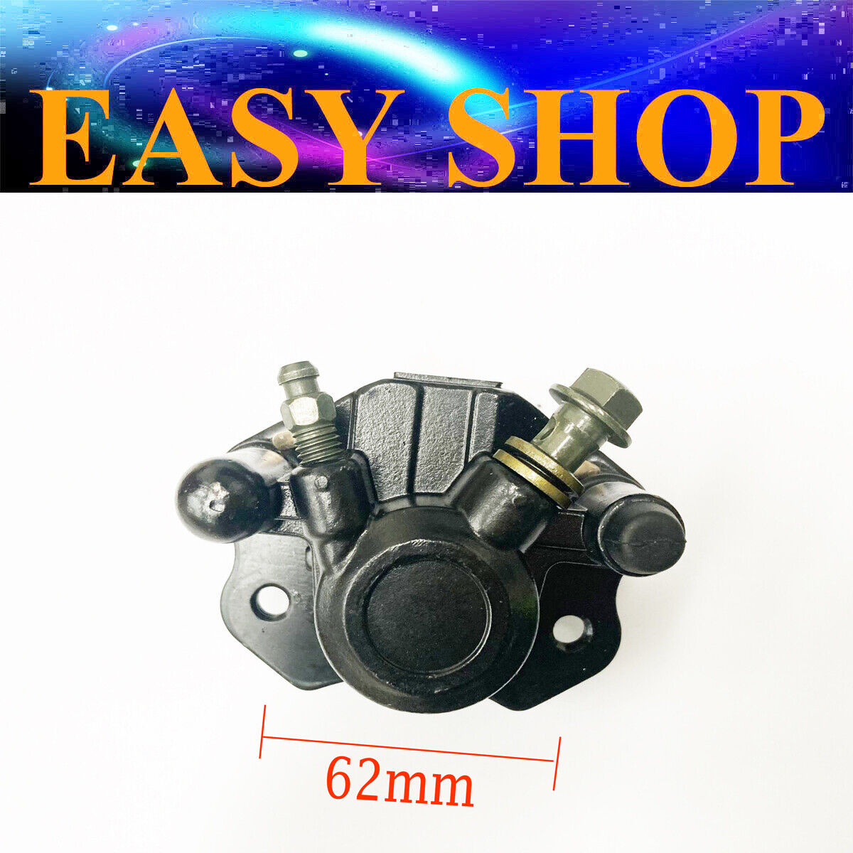 62mm Rear Disc Brake Caliper for 50cc 70cc 90cc 110cc GOKART ATV QUAD BUGGY BIKE