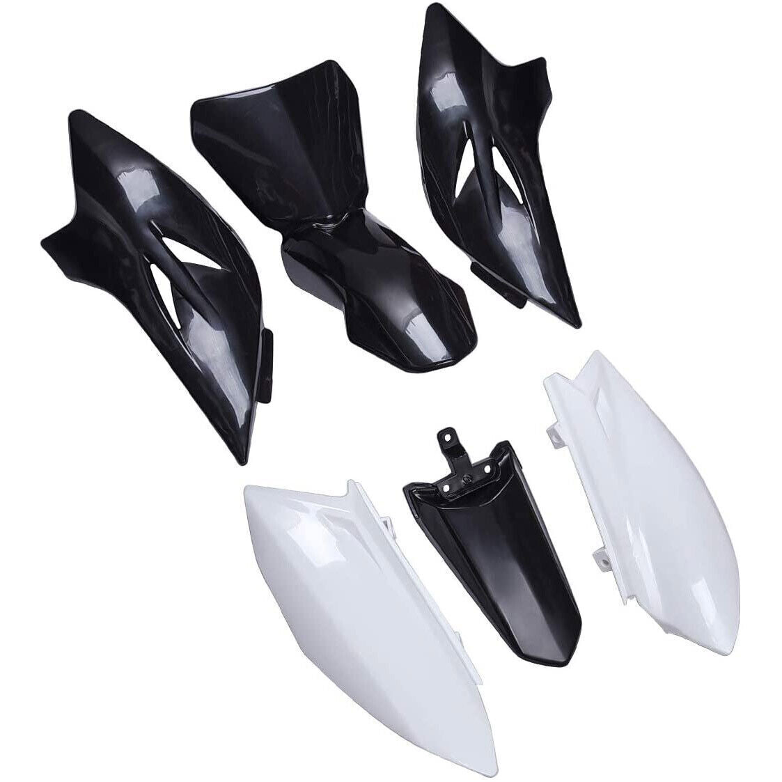 6pcs Black Fender Fairing Plastic + Seat Kit For Yamaha TTR50 50cc Dirt PIT Bike