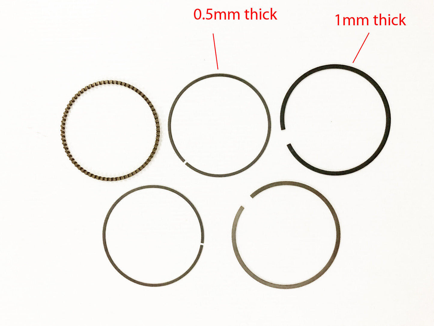 Piston Rings Set For Honda CH250 STD Standard Bore Size 72mm 13011-KAB-305 BIKE
