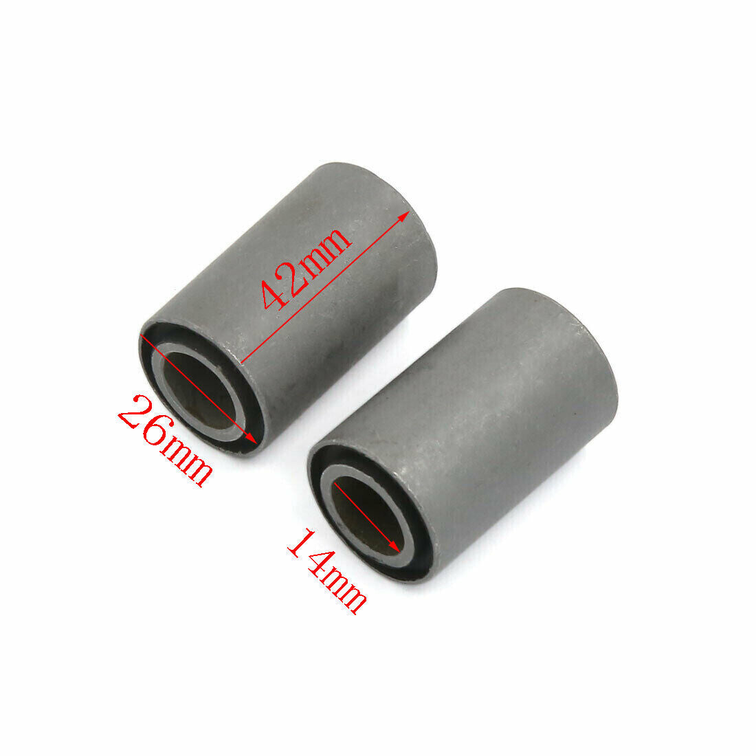 14mm 26mm 42mm Swingarm Swing Arm Axle Spacers Bushes Quad ATV Dirt Pit Pro Bike