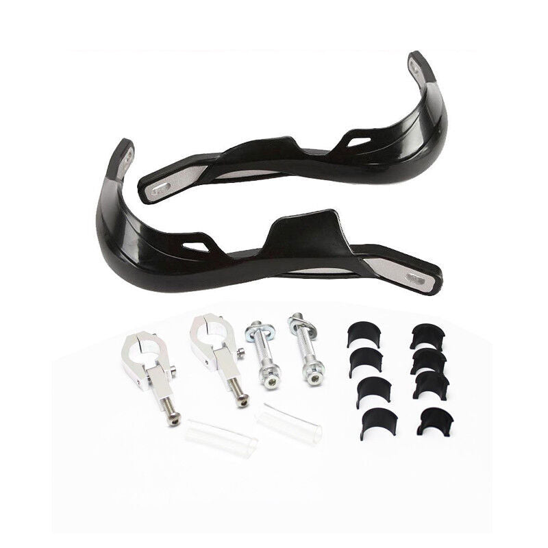BLACK HANDGUARDS BRUSH HAND GUARDS BUSTERS SUZUKI YAMAHA KAWASAKI HONDA PIT BIKE