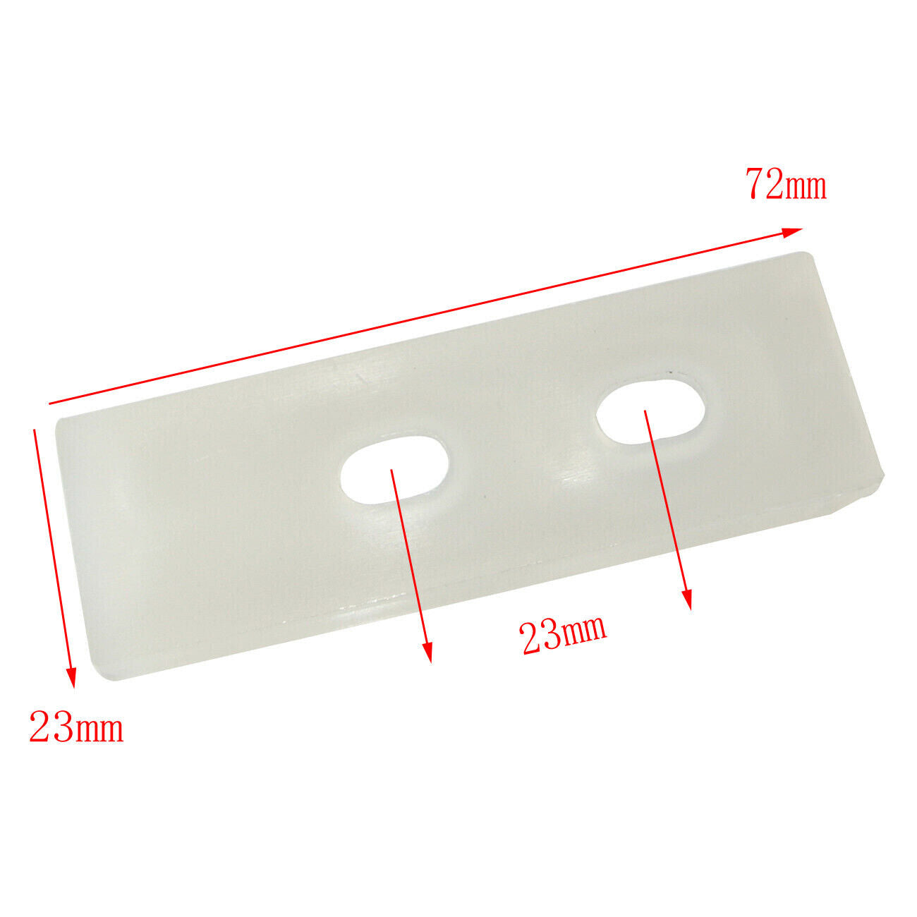 2 MOUNT HOLE SWING ARM CHAIN GUIDE SLIDER Kymco Apollo Thumpstar Kazuma Roketa