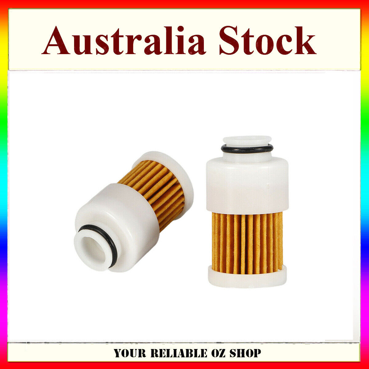 2x Oil Fuel Filter Strainer For Yamaha Mercury 75-115HP 4 Stroke Outboard Motor