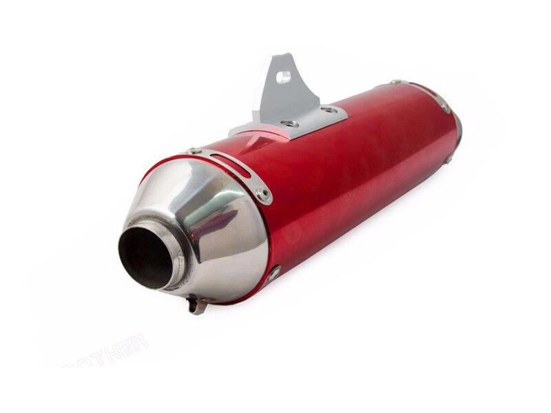 38mm RED Full Exhaust Muffler Pipe System For Honda CRF150F CRF230F 2003-2016
