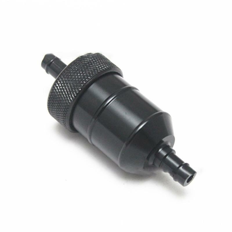 INLINE ALLOY CNC 8MM Petrol Fuel Filter 50cc 90cc 110cc 125cc DIRT PIT PRO BIKE