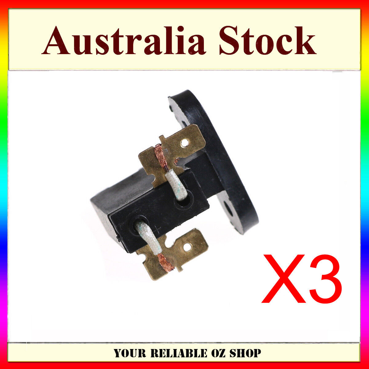 3X Carbon brush holder 2KW 2.5KW 3KW Gasoline Generator 168F GX160 GX120 Engine