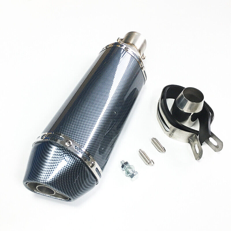 51mm Exhaust Muffler Pipe CB CBR FZ YZF Ninja Z BWS Zuma 125 150 250 300 400 600