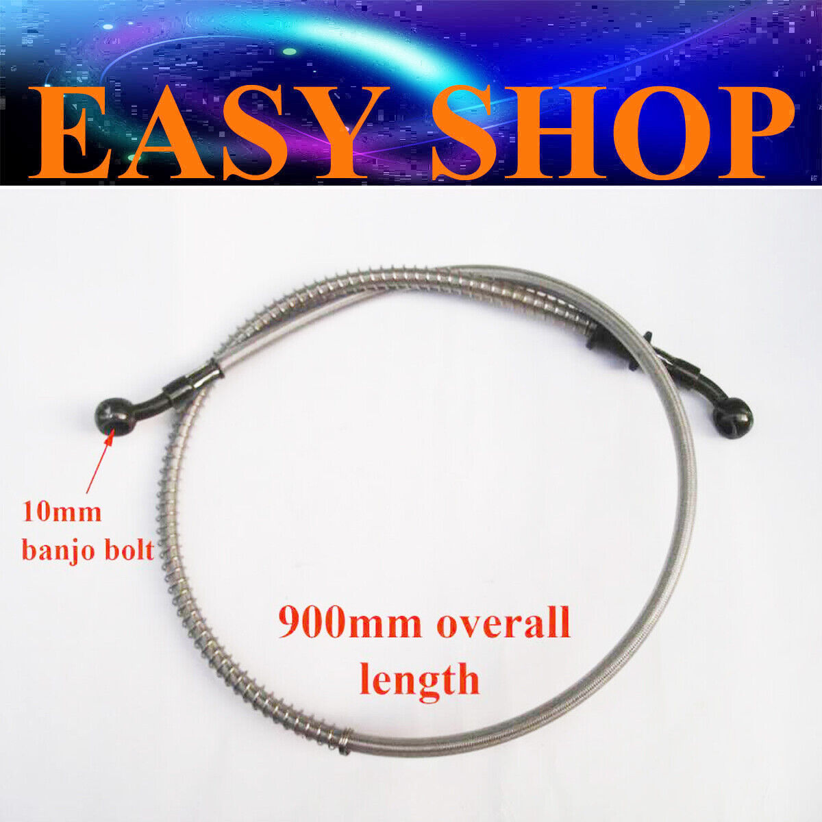 900mm Master Cylinder Front Rear Brake Line Hose Dirt Bike ATV Quad Pit Trail