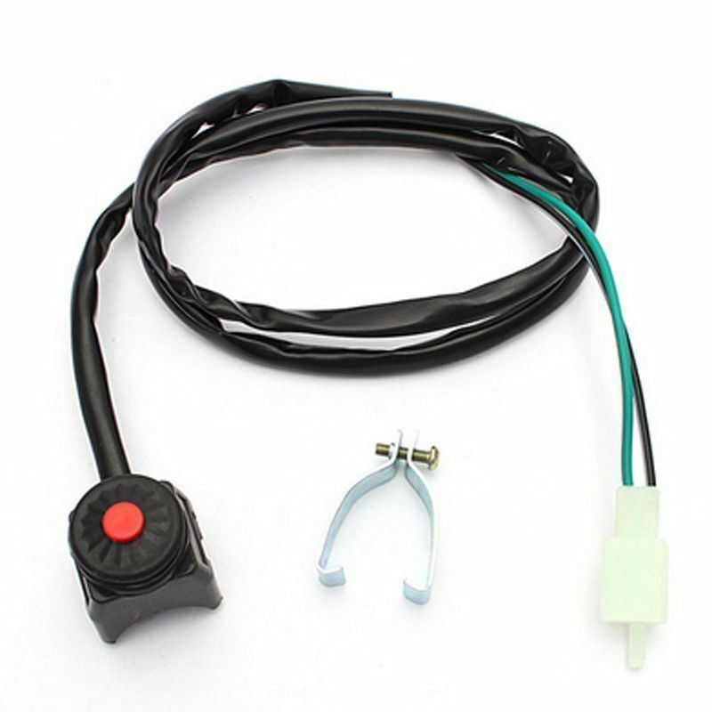 2 Wire On Off Stop Kill Switch Horn Button Quad PIT PRO BIKE TRAIL DUNE BUGGY