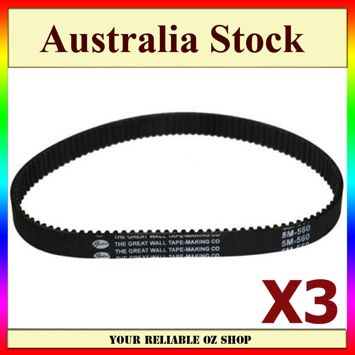 3X DRIVE BELT 560 5M 15 ELECTRIC E SCOOTER ESCOOTER PULSE BIKE RAZOR E200 TIMING