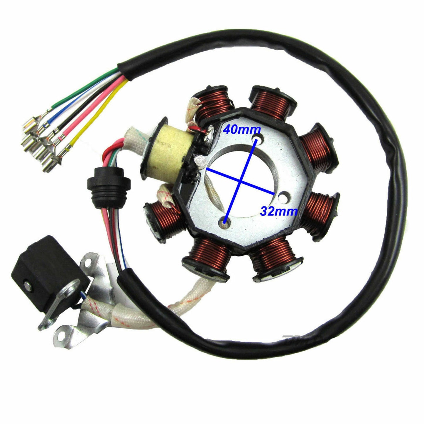Flywheel Magneto Stator Rotor Plate CG125 150cc 200cc 250cc Atomic DHZ Assassin