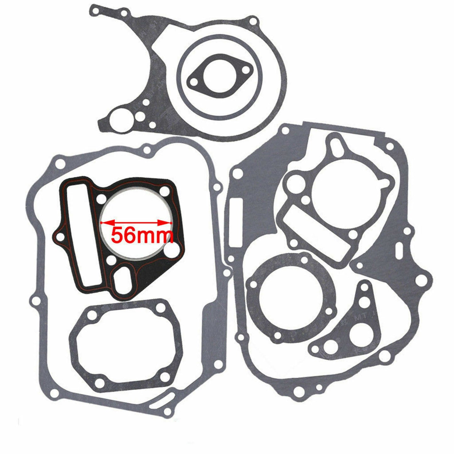 56mm Head Base Repair Gasket Seal Kit 140cc Kazuma Baja BMX Roketa Orion SUNL