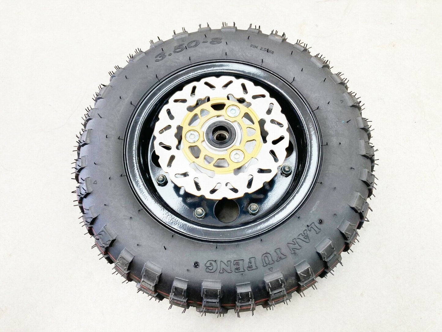 3.50-8" Inch Off Road Tyre Wheel Front Disc Brake For Honda Monkey Z50R 50cc