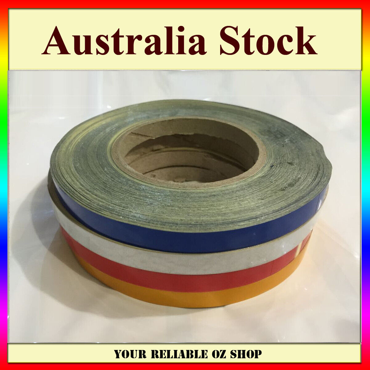 46 Meters Reflective Luminous Safety Adhesive Tape Strip Sticker Car Wheel Truck
