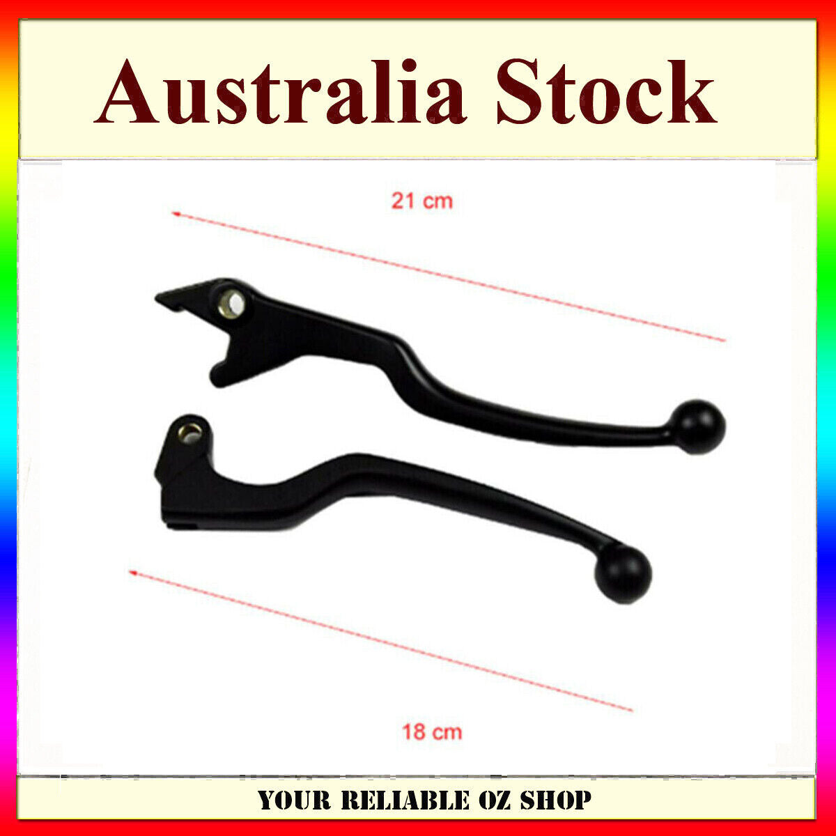 Front Brake Lever & Clutch Lever Handle for Suzuki GN125 GS125 Motorcycle Bike
