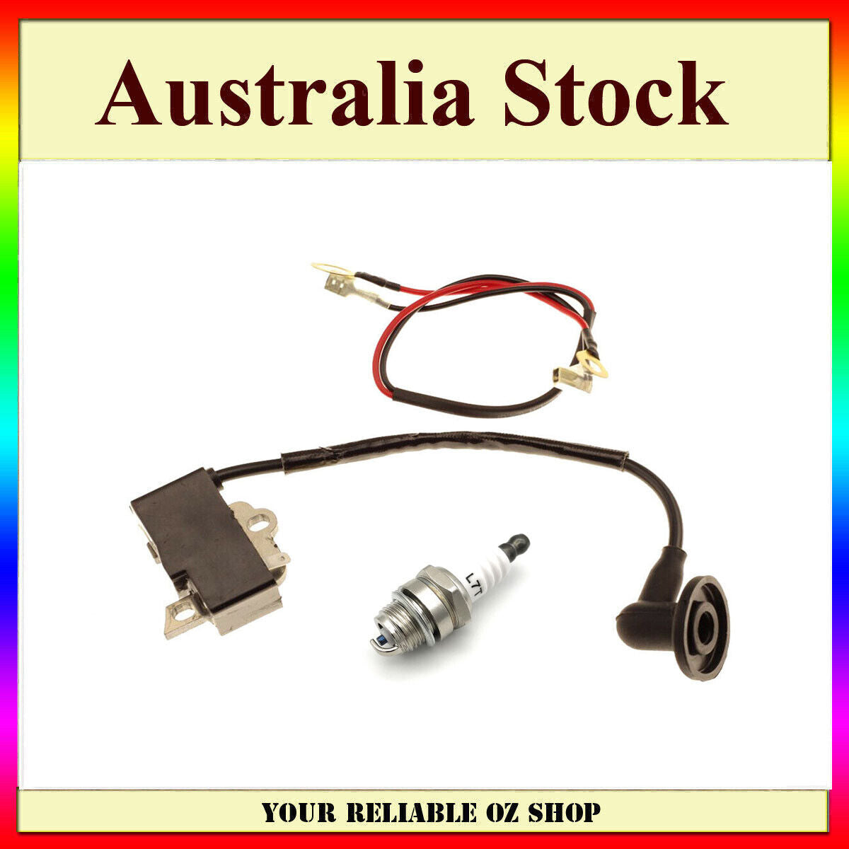 Ignition Coil Module + Spark Plug for STIHL MS361 MS341 - 1135 400 1300 Chainsaw