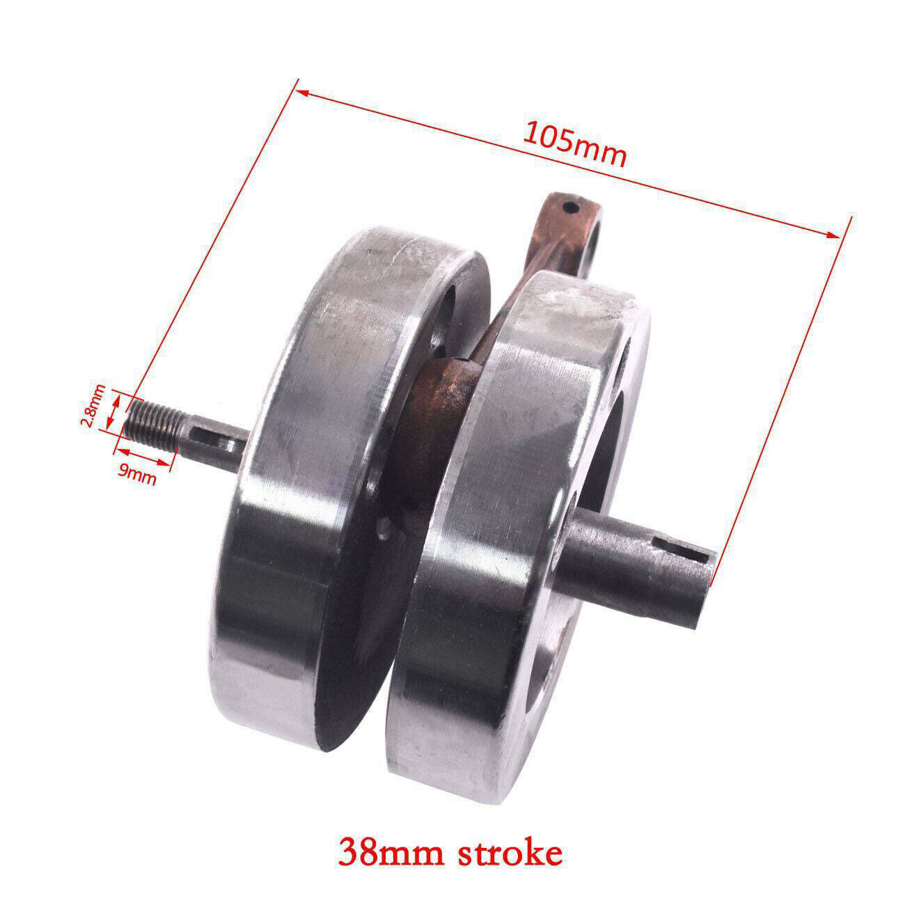 Crankshaft Crank Shaft 49cc 66cc 70cc 80cc Engine Motorized Push Bike Bicycle
