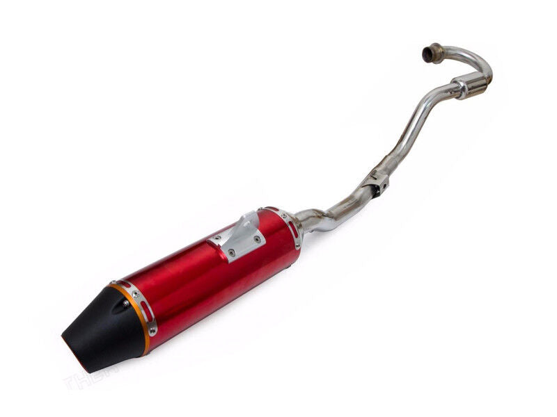 38mm RED Full Exhaust Muffler Pipe System For Honda CRF150F CRF230F 2003-2016