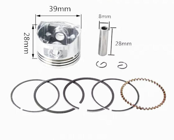 39mm Kit Piston Cylinder Crankcase HONDA GX31 139F for With Trimmer Honda GX-31