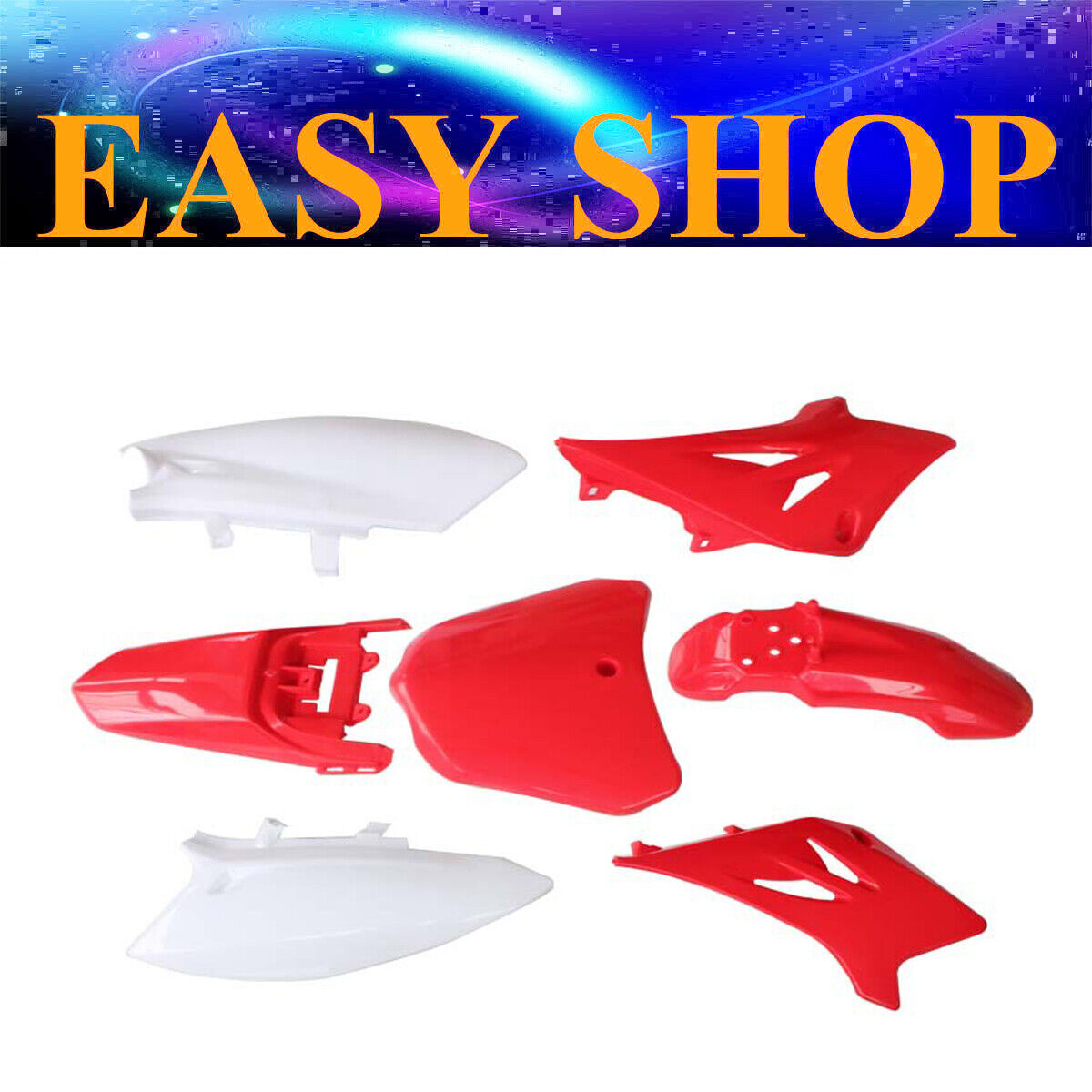 Red Plastic Fairing Fender Cover Guard For YAMAHA 50cc TTR50 90cc DIRT PIT Bike