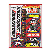 4 Pcs Sticker Decal Kit Repsol Honda Club Thailand Braking AGV Dainese HRC SHOWA