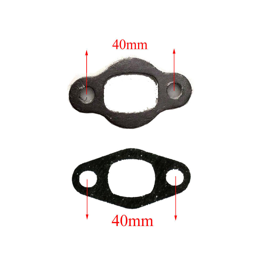 40mm Exhaust Intake Manifold Gasket 49cc 66cc 70cc 80cc 2 Stroke Motorized Bike