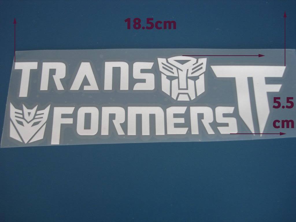Transformer Decepticon Autobot Car Truck Motorcycle Sticker Emblem Badge Decal