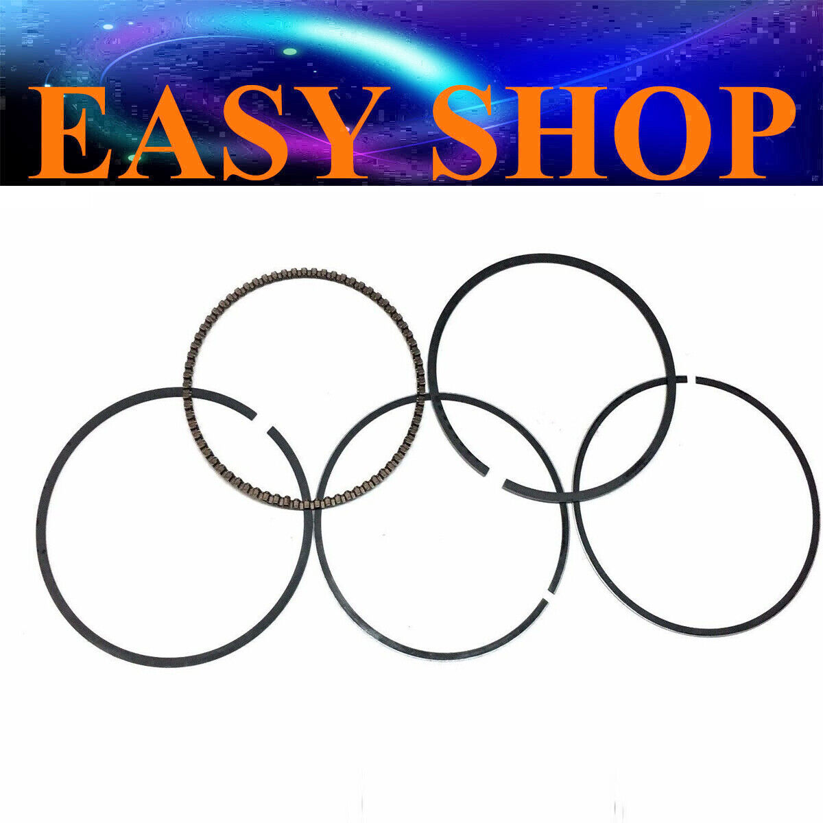 52mm Piston Rings FOR 50cc 70cc 90cc 110cc 125cc Lifan Buggy PIT PRO Dune Bike