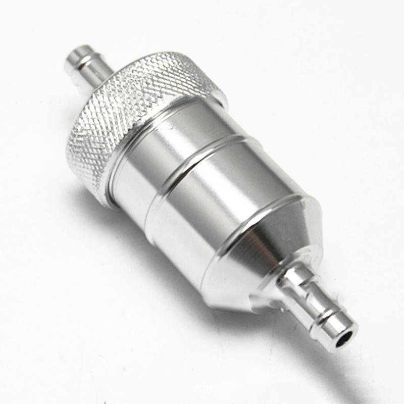 INLINE ALLOY CNC 8MM Petrol Fuel Filter 50cc 90cc 110cc 125cc DIRT PIT PRO BIKE