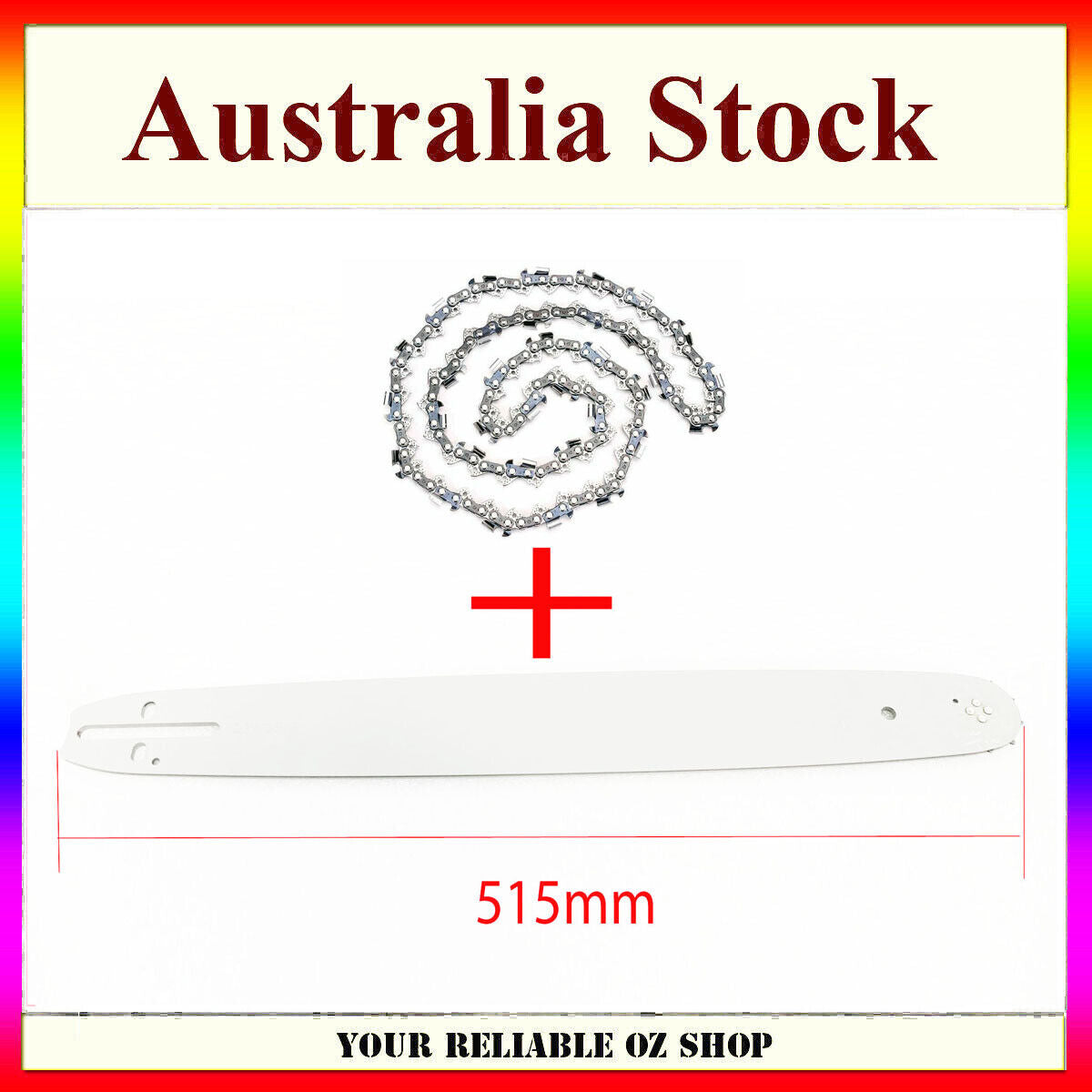 CHAINSAW BAR + 18'' INCH Chain FOR 325 Pitch 72 Links 058 GAUGE REPLACEMENT SAW
