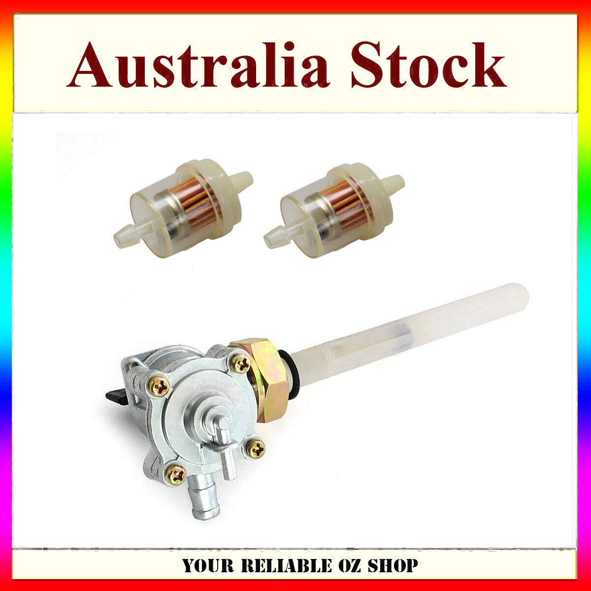 FUEL TAP PETCOCK For HONDA CBR600 VTR250 CB250 CBR250 MC22 CBR900 CB1300 SF