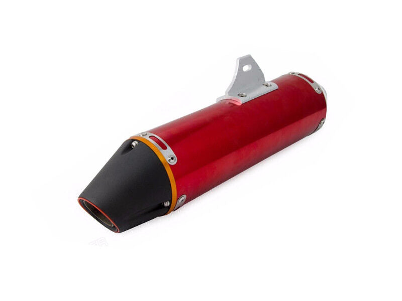 38mm RED Full Exhaust Muffler Pipe System For Honda CRF150F CRF230F 2003-2016