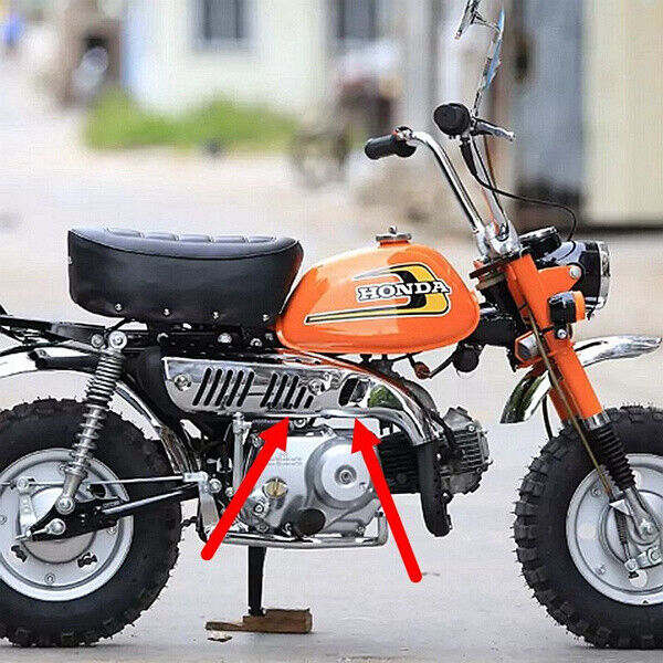 HONDA MONKEY MONKEYBIKE GORILLA Z50 Z50J CHROME Exhaust Muffler NEW
