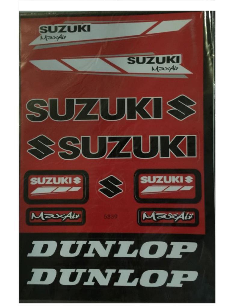 6 SHEETS Sticker Decal MOTOCROSS MOTOR BIKE Dirt ATV Quad HONDA YAMAHA SUZUKI