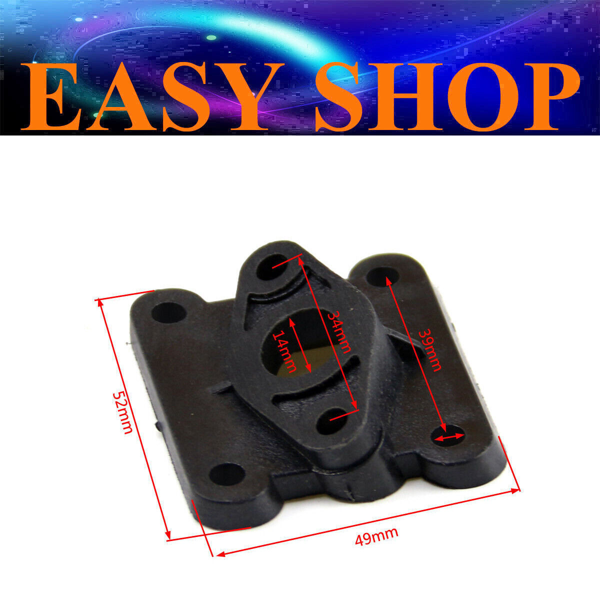 Carburetor Carby Intake Manifold 43cc 47cc 49cc DIRT ATV Quad Mini Pocket BIKE